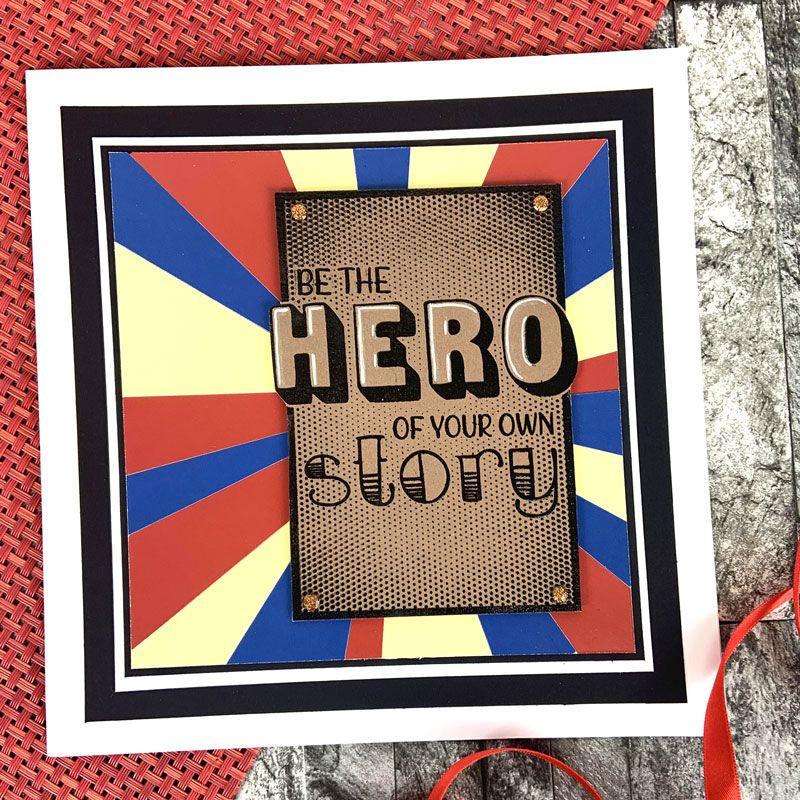 For the Love of Stamps - Be the Hero A6 Stamp Set