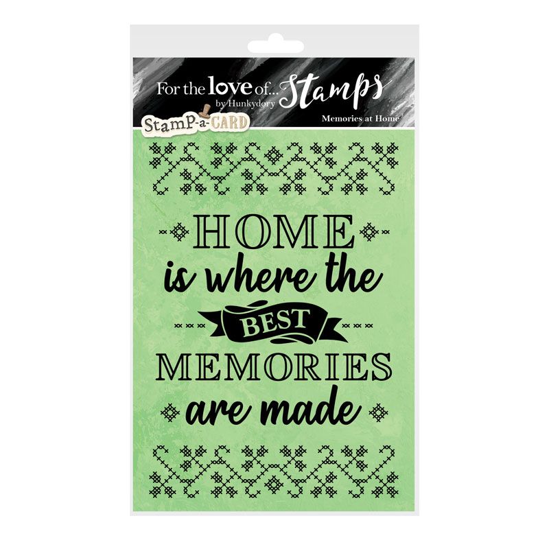 For the Love of Stamps - Memories at Home A6 Stamp Set