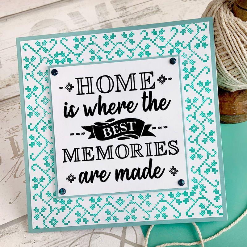 For the Love of Stamps - Memories at Home A6 Stamp Set