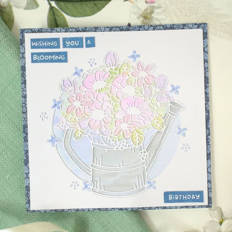 For The Love Of Stamps - Floral Burst Sentiment Strips