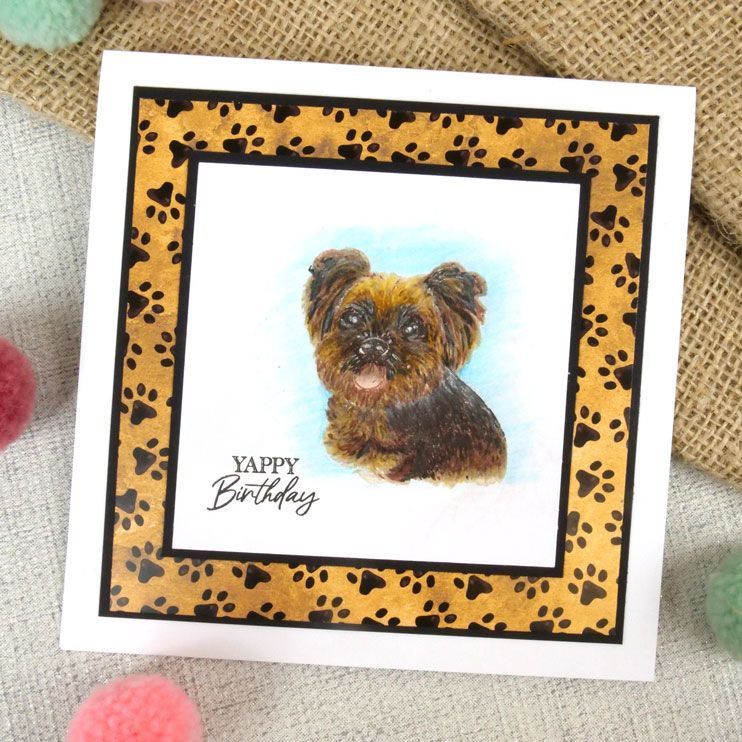 For The Love Of Stamps - Layering Yorkshire Terrier