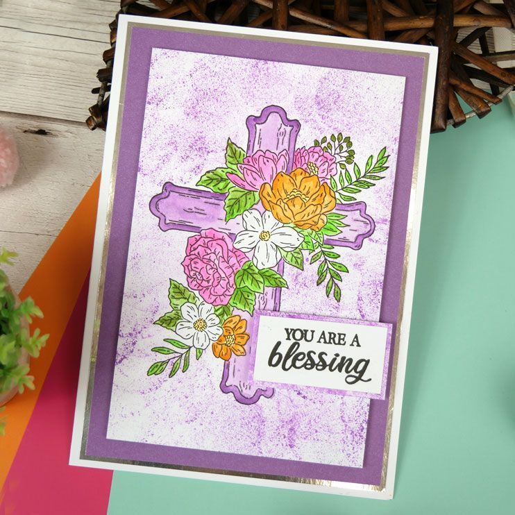 For The Love Of Stamps - Floral Blessings