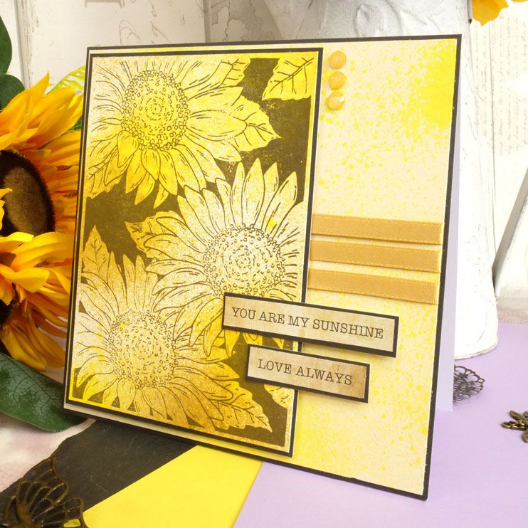 For The Love Of Stamps - Spectacular Sunflowers