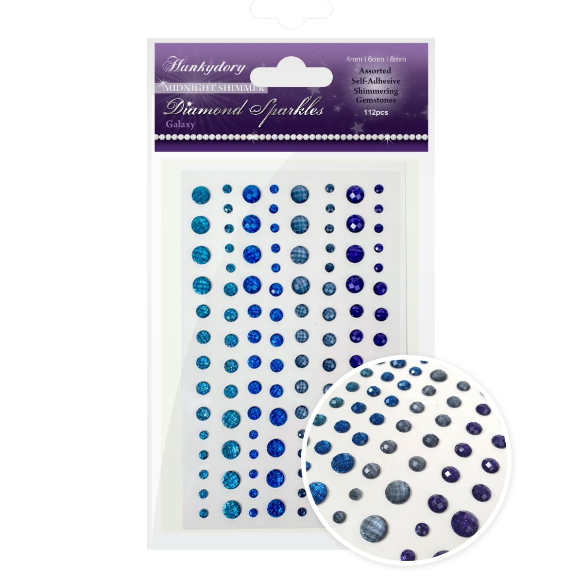 Diamond Sparkles Gemstones - Midnight Shimmer - Galaxy