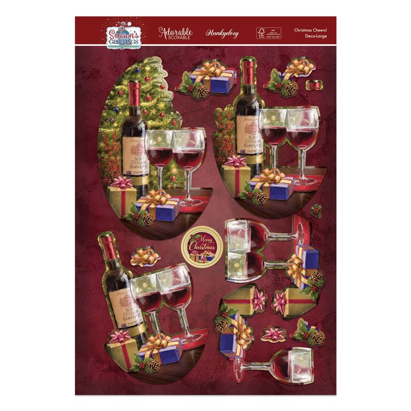 Season's Greetings Deco-Large Set - Christmas Cheers!