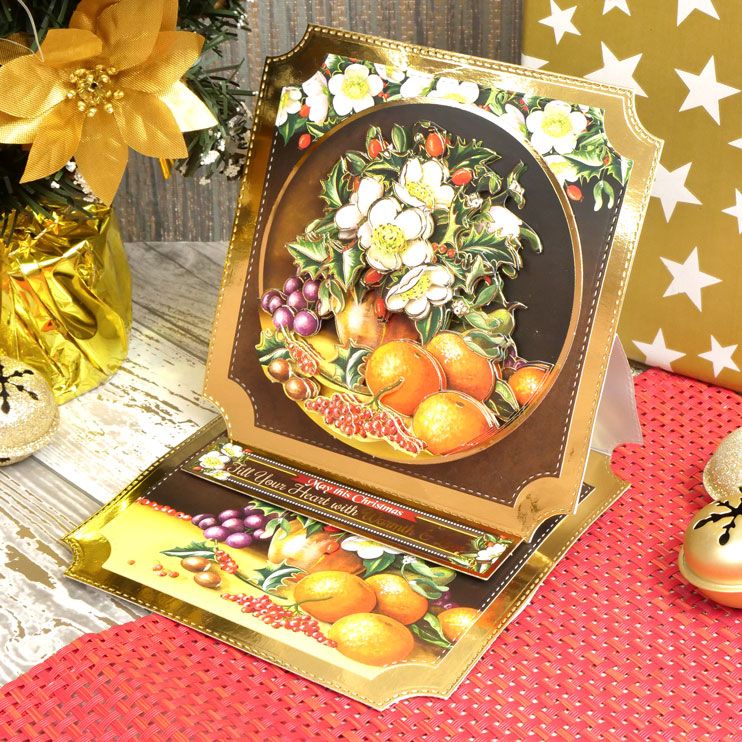 Season's Greetings Deco-Large Set - Christmas Rose