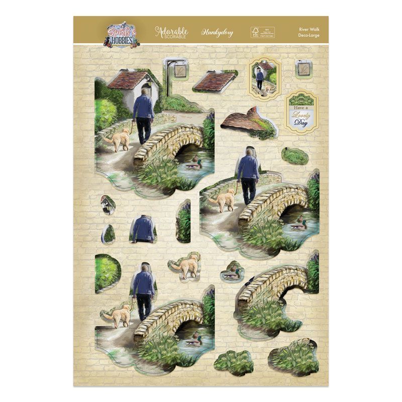 Sports & Hobbies Deco-Large Set - River Walks