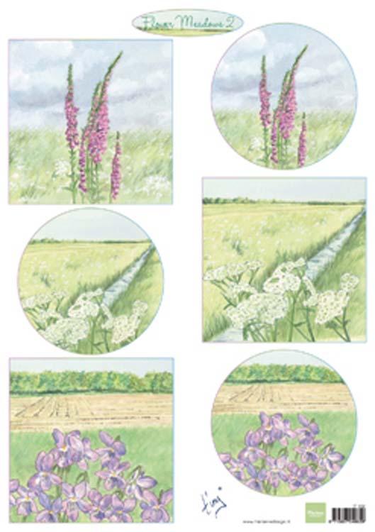 Marianne Design Cutting Sheet Tiny's Flower Meadow 2