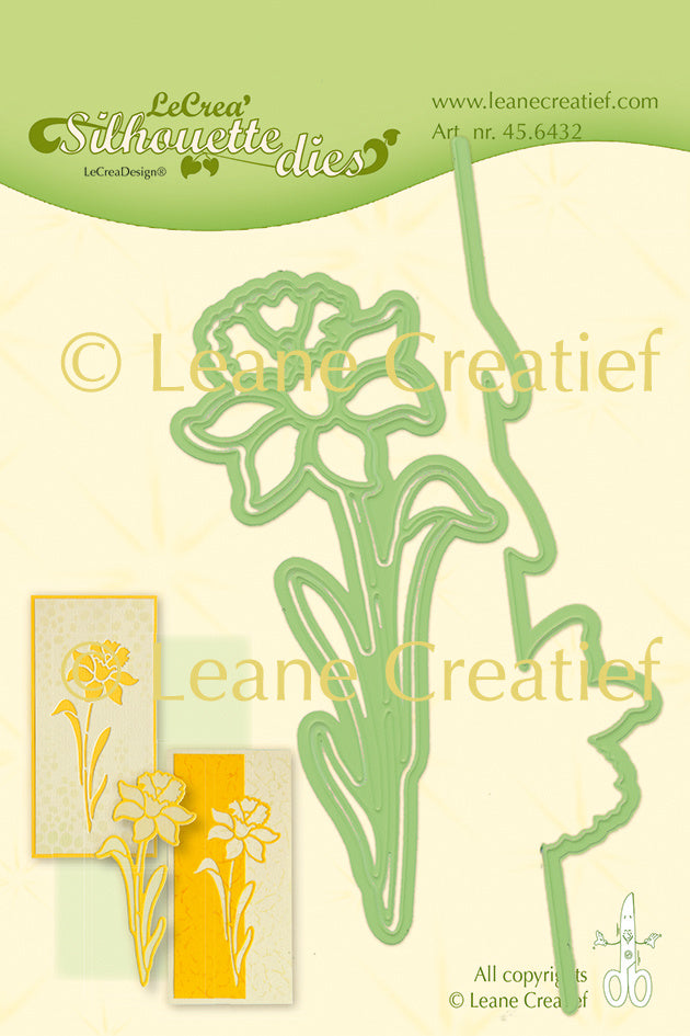 Leabilitie Silhouette Die Daffodil Cut And Embossing Die