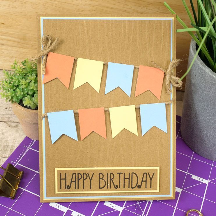 Embossed Kraft Card Selection