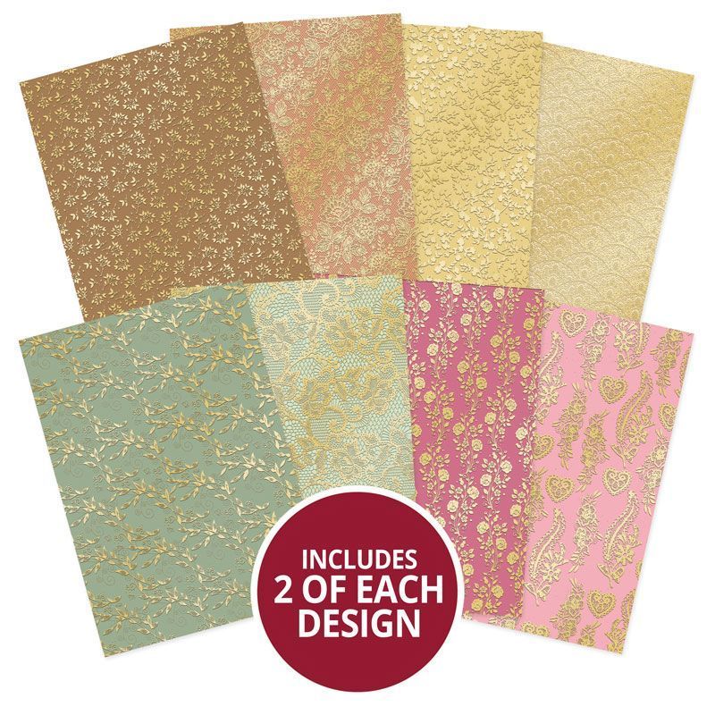 Floral Wonder Matt-tastic Adorable Scorable Foiled Cardstock