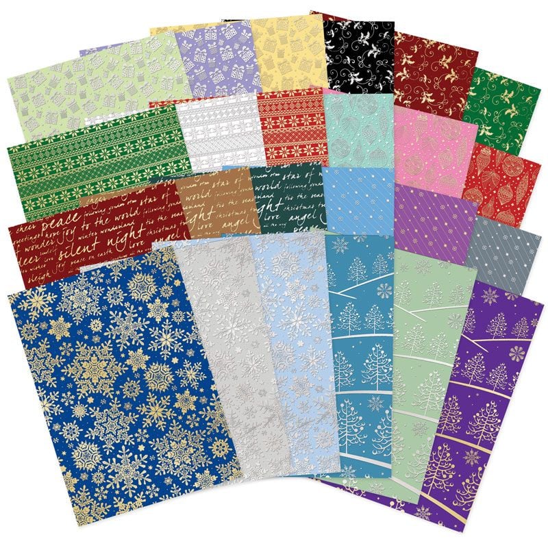 Festive Foiled Card Megabuy
