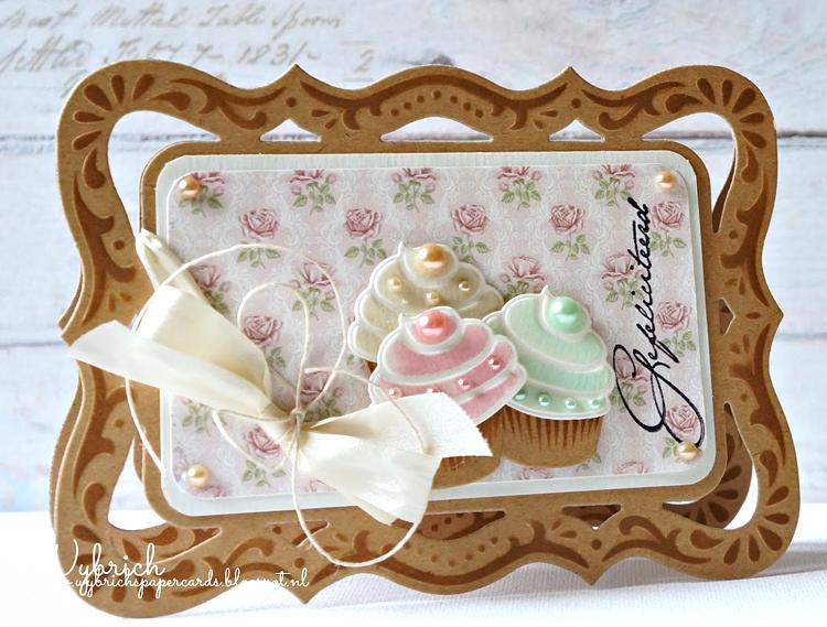 Marianne Design: Creatables Dies - Rectangle Frame & Flowers