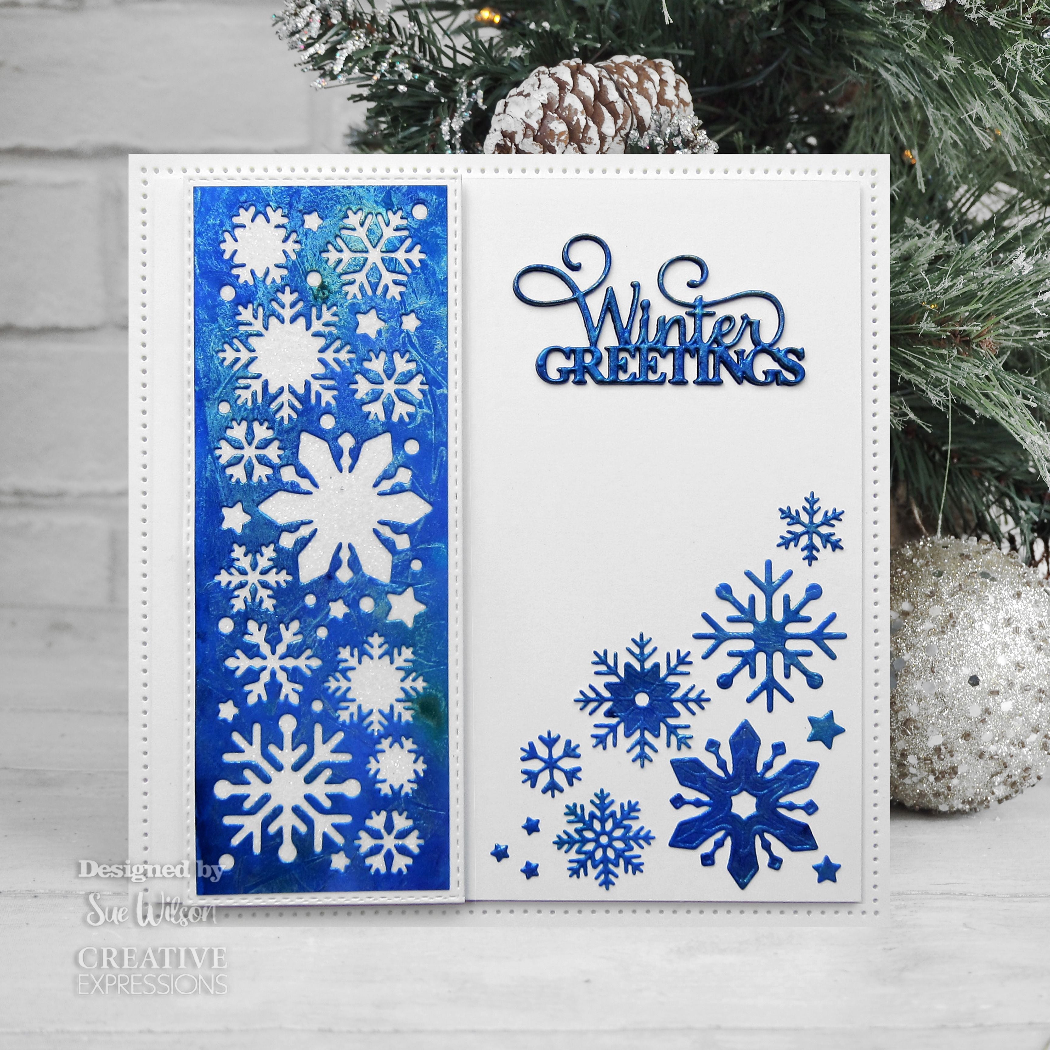 Creative Expressions Sue Wilson Festive Snowflake Panel Craft Die