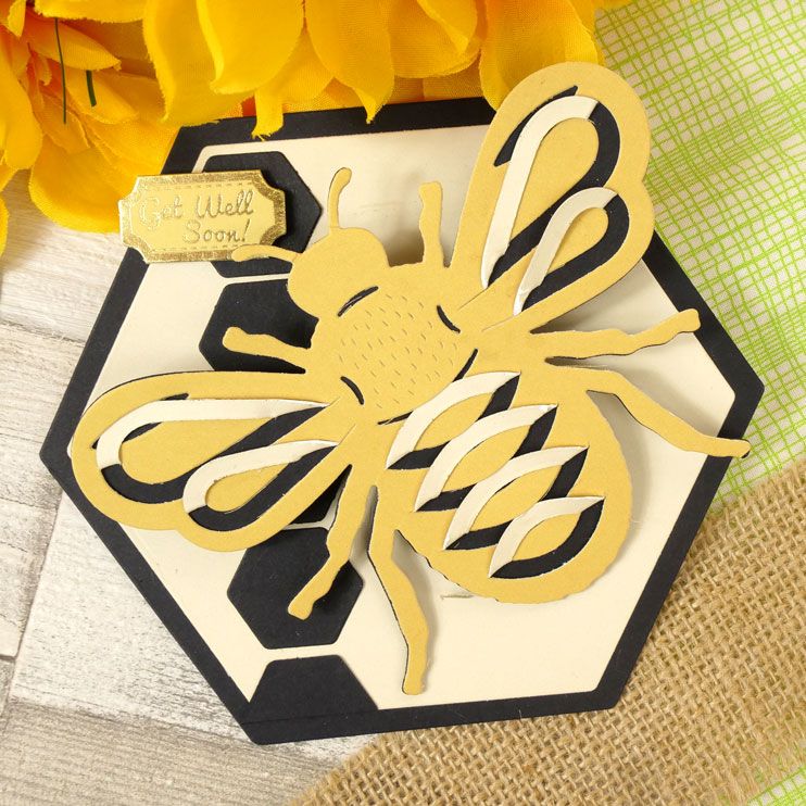 Moonstone Dies - Garden Nature Interlace Bumblebee