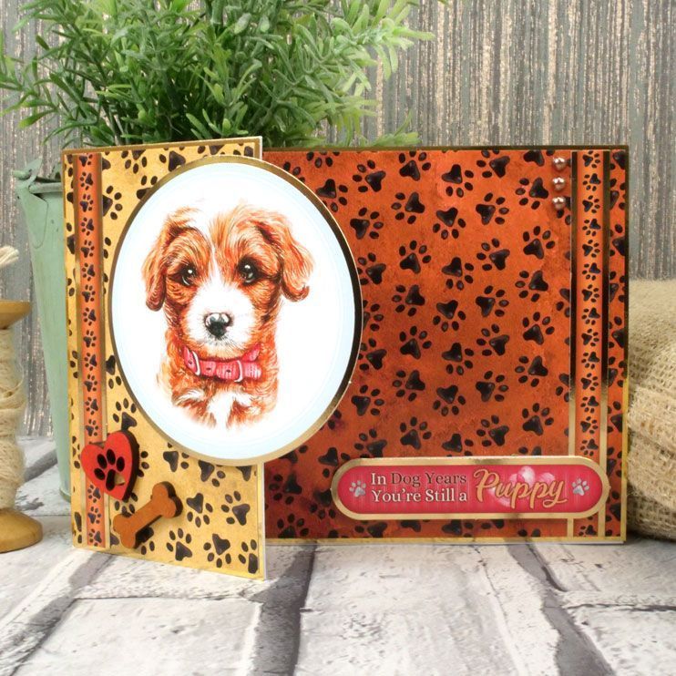 Dog Years Card Topper Sheet