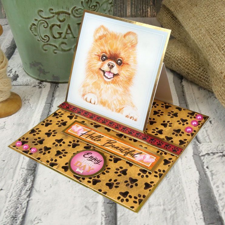 Lend A Paw Card Topper Sheet