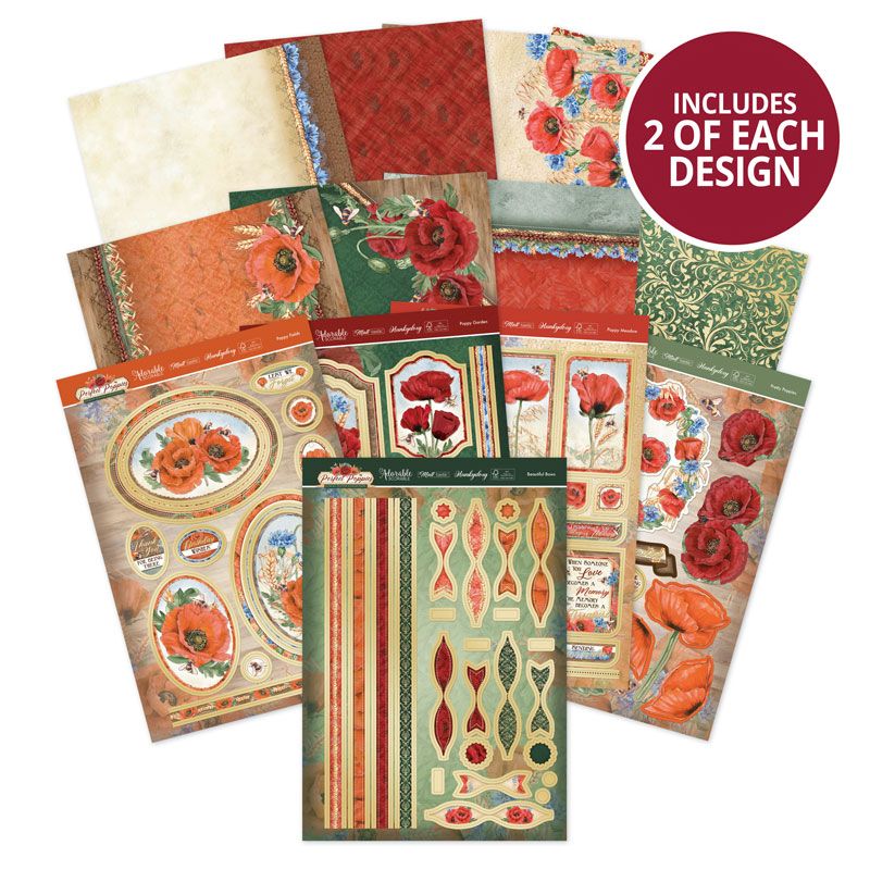 Perfect Poppies Luxury Topper Collection With 2 x Free Bonus Topper Sheets