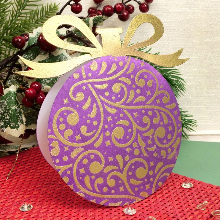 Luxury Shaped Card Blanks & Envelopes - Bauble