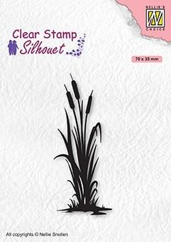 Clear Stamp Silhouette Bulrushes-2