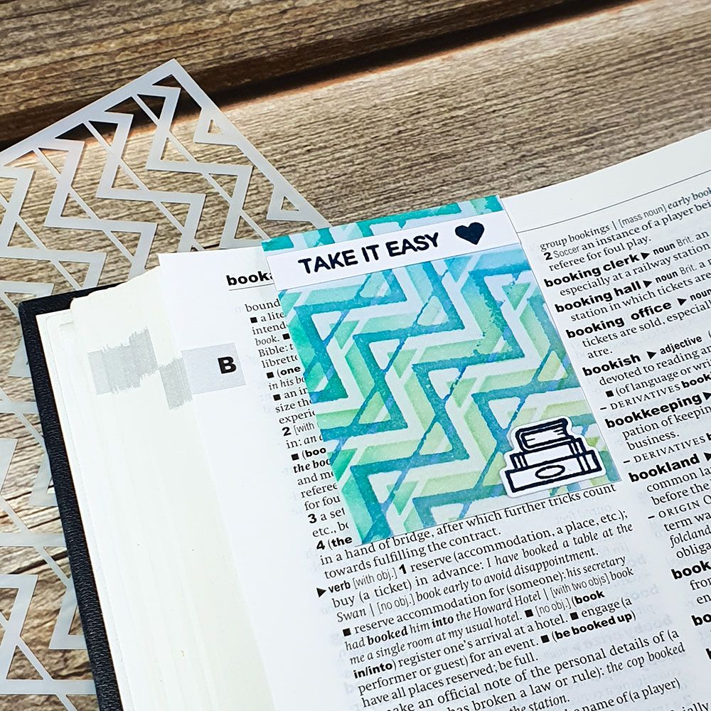 Chevron Fun Stencil