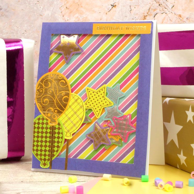 Bold & Bright Stickables Just My Type Foiled Paper Pack