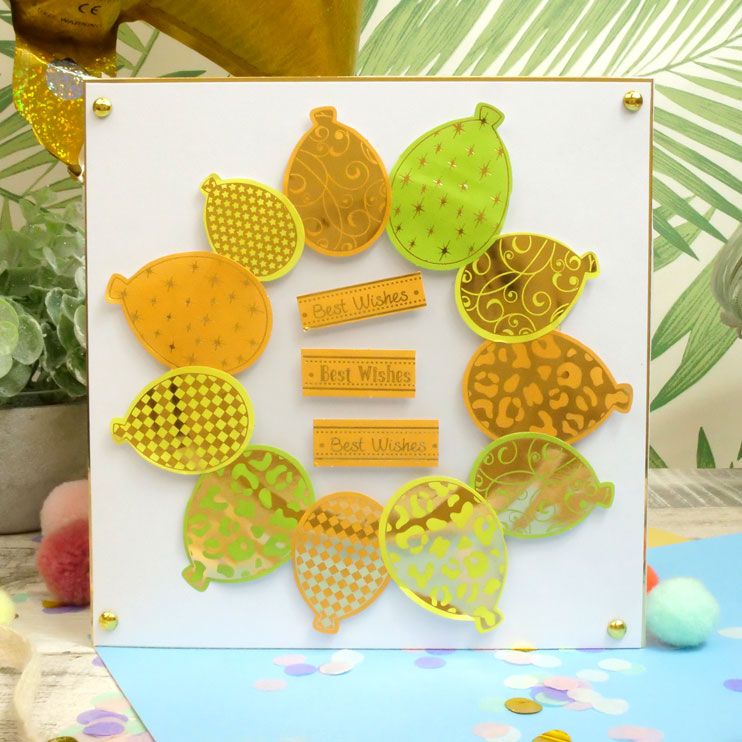 Bold & Bright Stickables Foiled & Die-Cut Self-Adhesive Occasions Borders