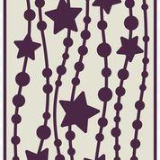 Creative Expressions Sue Wilson Star Garland Slimline Stencil