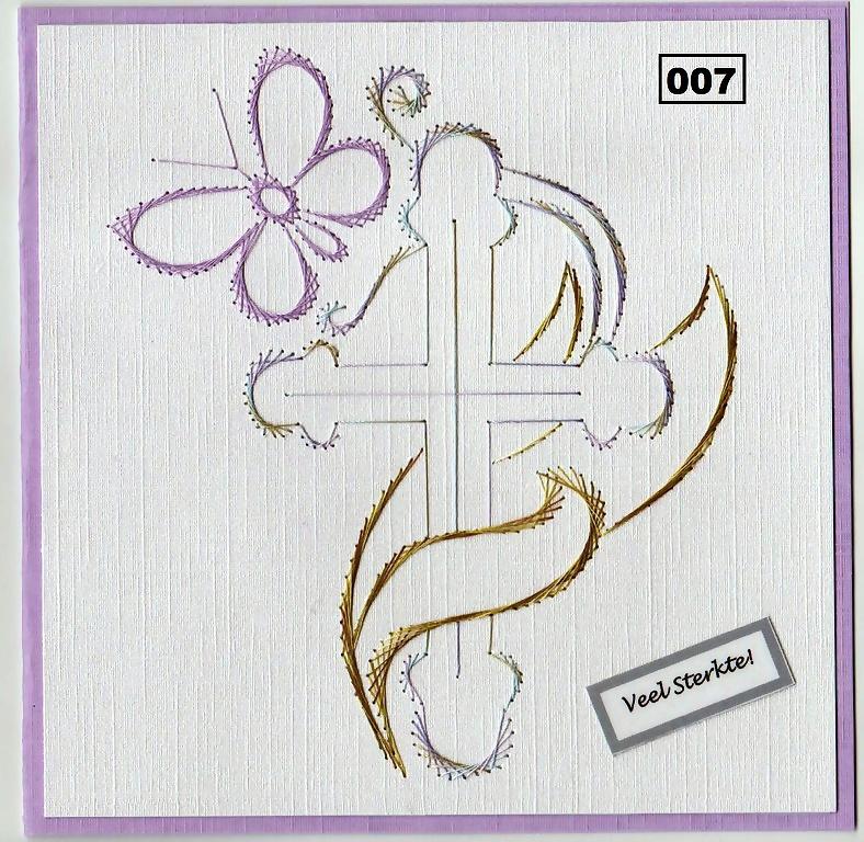 Laura's Design Digital Embroidery Pattern - Cross & Butterfly