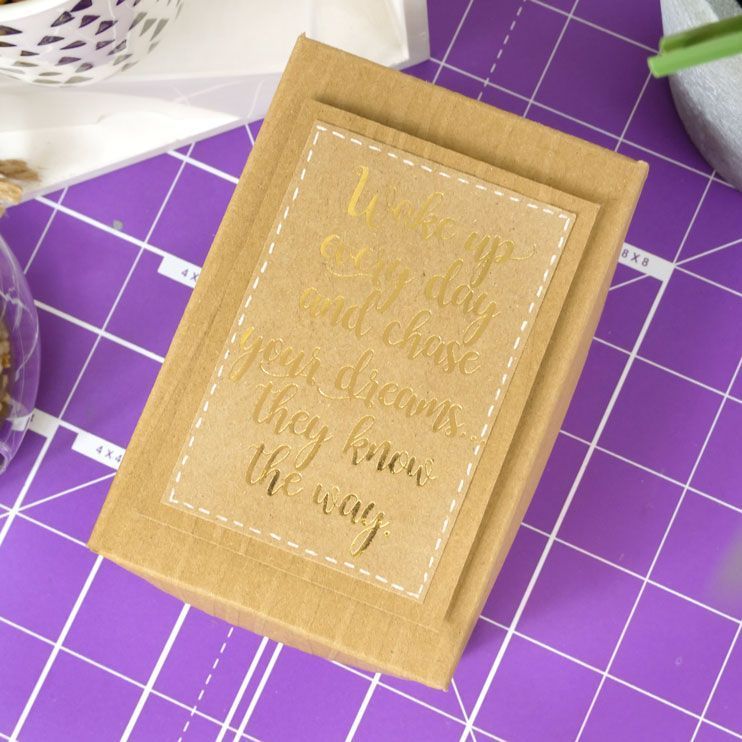 Perfect Verses Foiled Kraft Paper Pad