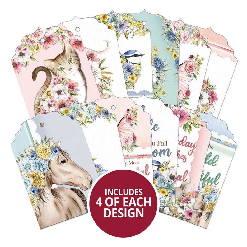 Wildlife Blossoms Tag Pad