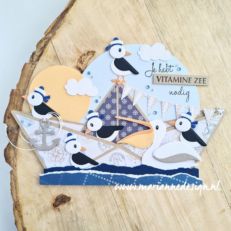 Marianne Design Craft Stencil Paper Boat